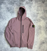 Stone island 2018 dusty rose soft shell-r jacket