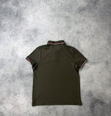 Moncler khaki polo shirt