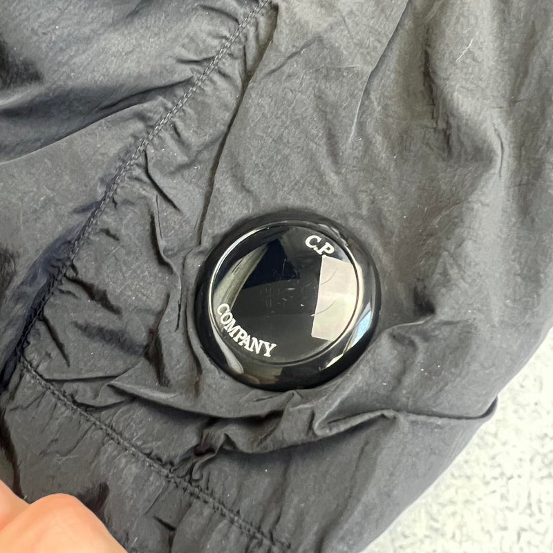 CP company black chrome cuffed cargo trousers