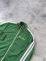 Palm angels green track jacket