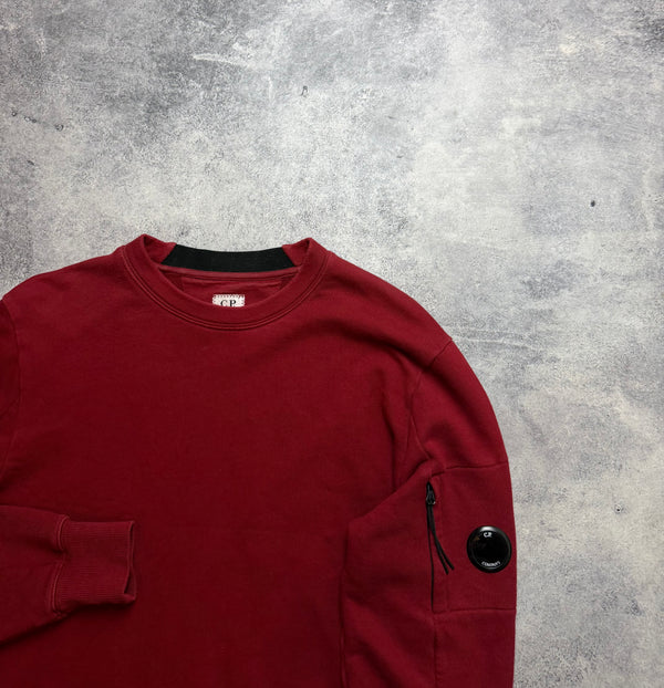 CP company burgundy jumper