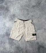 Stone island SS19 cream cargo shorts