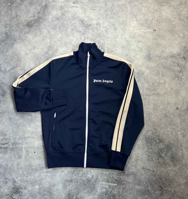 Palm angels navy track jacket