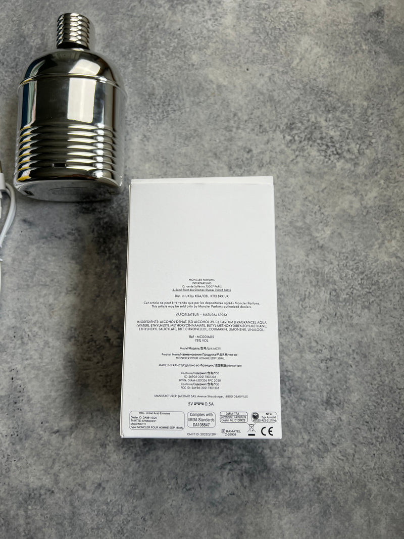 Moncler pour homme eau de Parfum
