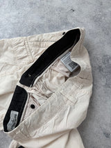 Stone island SS19 cream cargo shorts