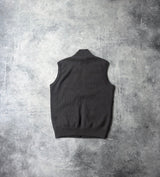 Canada goose iron grey hybridge knit gilet black label