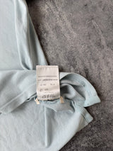 Moncler light blue polo shirt