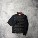 Moncler navy tricot cardigan