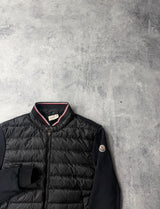 Moncler navy tricot cardigan