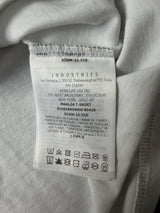 Moncler white tri logo tee