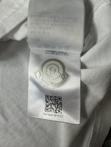 Moncler white tri logo tee