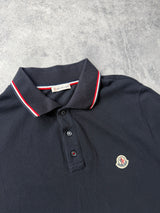 Moncler navy polo shirt