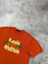 Louis Vuitton palm tree tee orange