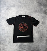 Stone island AW21 black graphic tee
