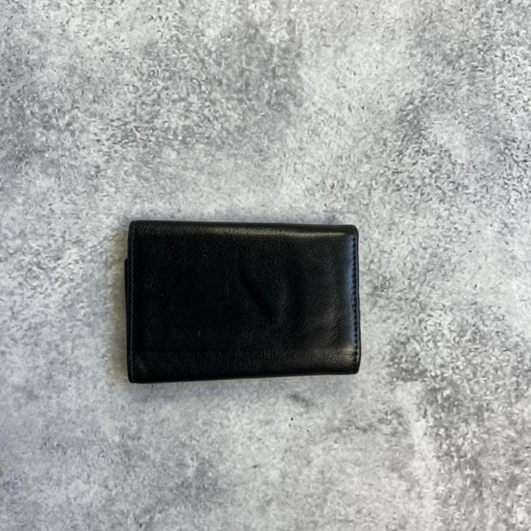 Authentic bvlgari vintage black keyholder.